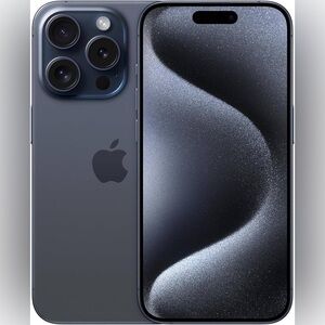 iPhone 15 pro blue titanium 256 gb TikTok installed